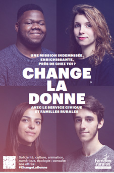 #ChangeLaDonne : deviens Service Civique avec Familles Rurales